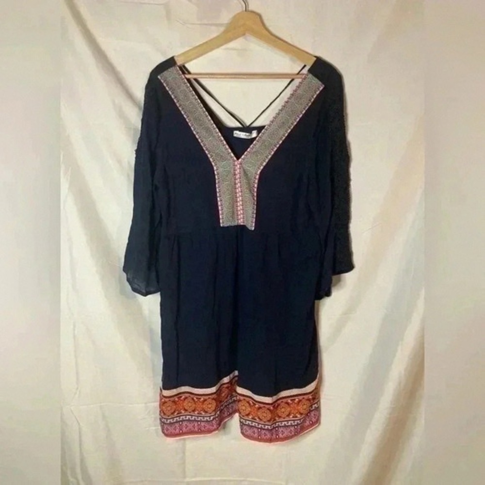 White Mark Elegant Black Dress